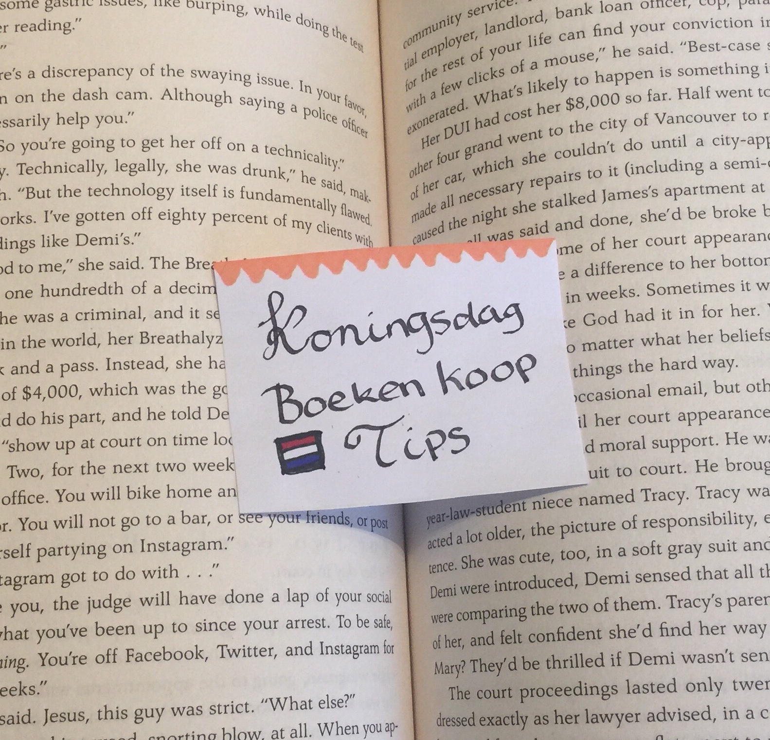 Koningsdag boeken koop tips