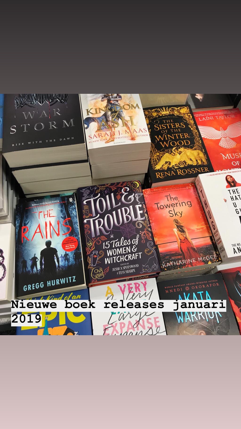 Nieuwe boeken januari 2019